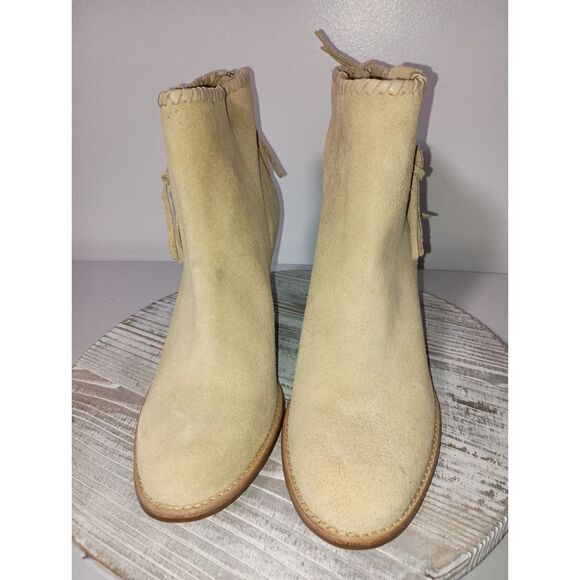 JACK ROGERS, Greer Suede Heel Ankle Booties, Woman Size 9.5M - Picture 1 of 8